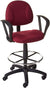 Oakestry Ergonomic Works Drafting Chair with Loop Arms in Burgundy