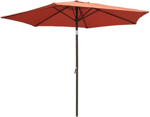 Oakestry YF-1104-2.5M/TC-IC Furniture Piece Outdoor 8 Foot Aluminum Umbrella