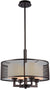 Oakestry CH2S034RB19-UP4 Martha Transitional 4 Light Rubbed Bronze Ceiling Pendant 19&#34; Wide, Rubbed Bronze