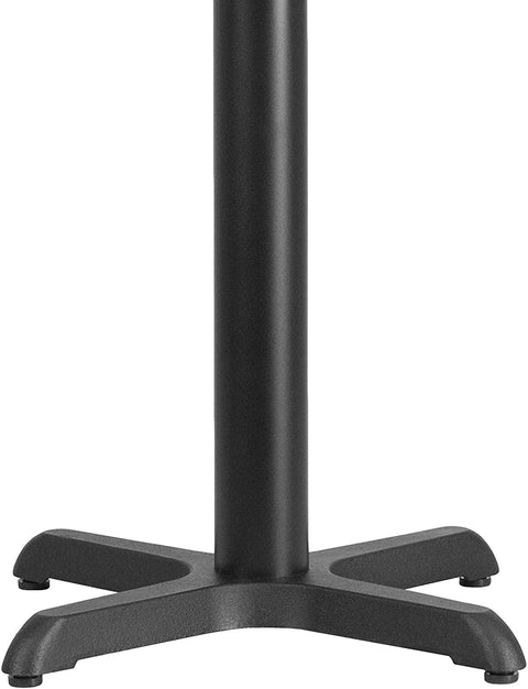 Oakestry 22&#39;&#39; x 22&#39;&#39; Restaurant Table X-Base with 3&#39;&#39; Dia. Table Height Column
