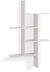 Oakestry XF160708BK Decorative Modern Sturdy Cantilever Floating Wall Mount Shelving Unit - Black