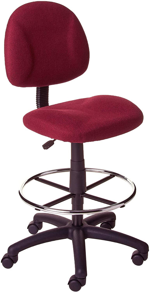 Oakestry Ergonomic Works Drafting Chair without Arms in Burgundy