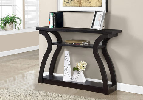 Oakestry 47" Console Table - Sleek and Modern Accent Table for Your Home (Cappuccino/Dark Brown/Espresso)