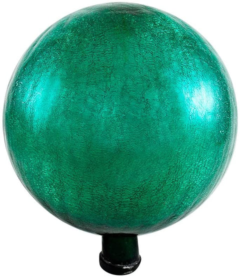Oakestry G12-EG-C Gazing, Emerald Green 12 inch Glass Garden Globe Ball Sphere, 12