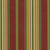Oakestry Patterned Outdoor Spun Polyester Loveseat Cushion, 45&#34; Wide, Kingsley Stripe Ruby