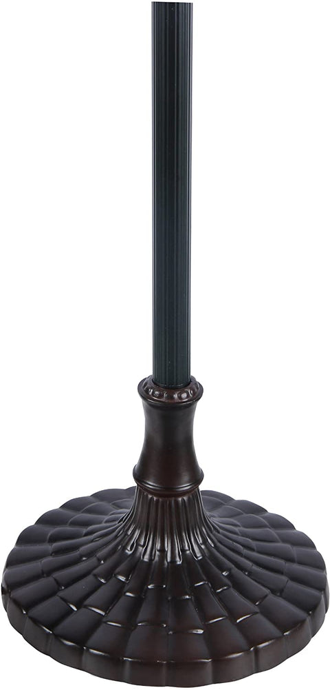 Oakestry CH33313VI18-FL2 &#34;Cooper&#34; Tiffany-Style Victorian 2 Light Floor Lamp 18&#34; Shade