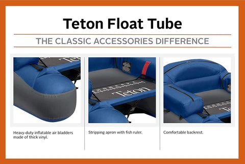Oakestry Teton Inflatable Fishing Float Tube