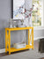 Oakestry Oxford Console Table, Yellow
