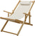 Oakestry Adjustable Sling Chair Natural Frame, Natural Canvas