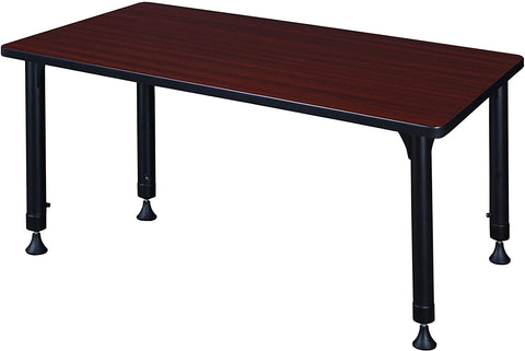 Oakestry Kee 42&#34; x 24&#34; Height Adjustable Classroom Table - Mahogany