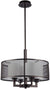 Oakestry CH2S034RB19-UP4 Martha Transitional 4 Light Rubbed Bronze Ceiling Pendant 19&#34; Wide, Rubbed Bronze
