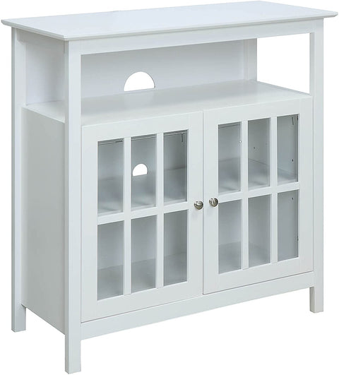 Oakestry Big Sur Highboy TV Stand, White