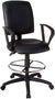 Oakestry Multi-Function Fabric Drafting Stool without Arms in Black