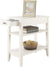Oakestry American Heritage 1 Drawer Chairside End Table with Shelves, White