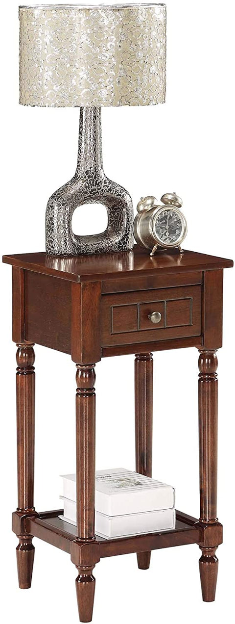 Oakestry French Country Khloe Accent Table, Espresso