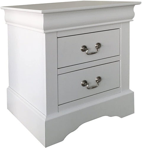 Oakestry Louis Philippe III 24503 Nightstand, White