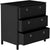 Oakestry Foldable Furniture 3 Drawer Dresser, 31&#34; x 31&#34; x 19&#34;, Black