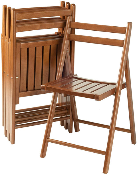 Oakestry Robin 4-PC Folding Set Teak Chair