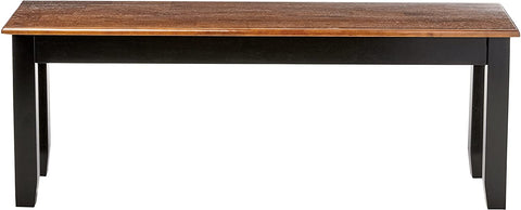 Oakestry Bloomington Dining Table, Black/Cherry