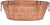 Oakestry C-52C Embossed Copper Galvanized Oval tub
