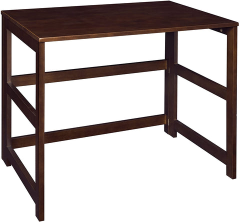 Oakestry Flip Flop 31-inch Folding Desk- Mocha Walnut