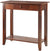 Oakestry American Heritage Hall Table with Drawer and Shelf, Espresso
