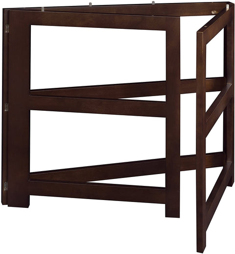 Oakestry Flip Flop 31-inch Folding Desk- Mocha Walnut