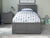 Oakestry Madison Platform Bed with Matching Foot Board and Twin Size Urban Trundle, Twin, Grey