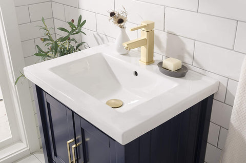 Oakestry 24-inch Kd Blue Sink Vanity