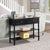 Oakestry Country Oxford 2-Drawer Console Table, Black