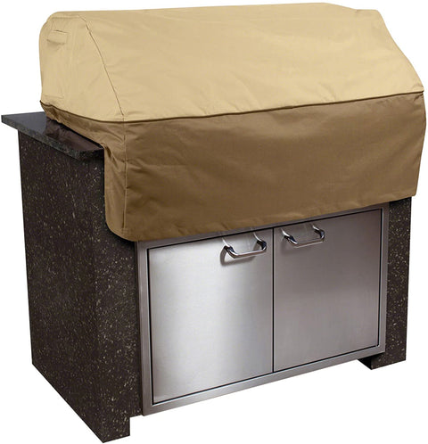 Oakestry Veranda Water-Resistant 32 Inch Island BBQ Grill Top Cover