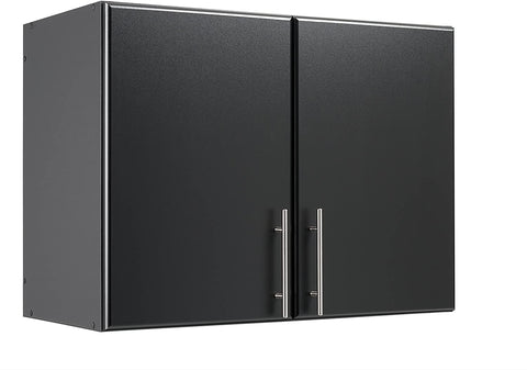 Oakestry Elite Storage Cabinet, 32&#34; Stackable Wall, Black