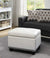 Oakestry Designs4Comfort 5th Avenue Storage Ottoman, Ivory