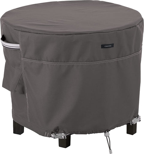 Oakestry Ravenna Water-Resistant 30 Inch Round Patio Ottoman/Table Cover