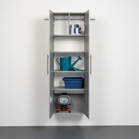 Oakestry Hang-Ups Storage Cabinet, 24&#34;/Large, Light Gray