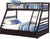 Oakestry XL Twin/Queen Bunk Bed with Drawers, Espresso (AC-37425)