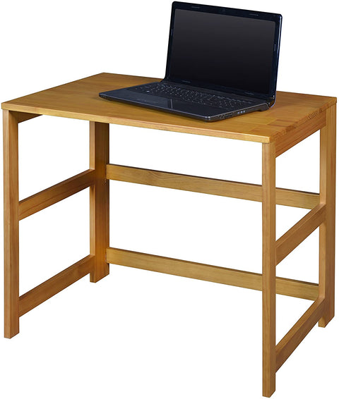 Oakestry Flip Flop 31-inch Folding Desk- Medium Oak