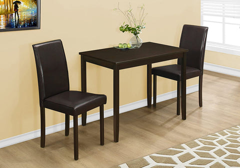 Oakestry , Dining Set Set, Parson Chairs, Cappuccino, 3pcs
