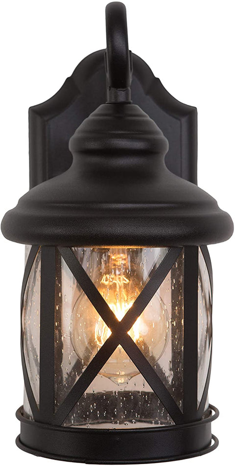 Oakestry 5041BL-S Mahony Collection 6.50-Inch Incandescent Exterior, Black Finish, 18 Piece