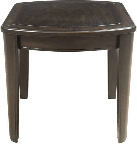 Oakestry Medium Cherry, Chess Game, Reversible Top, Multi-Functional, Dark Walnut Finish End Table, 24" L x 24" W x 24" H Brand: Steve Silver