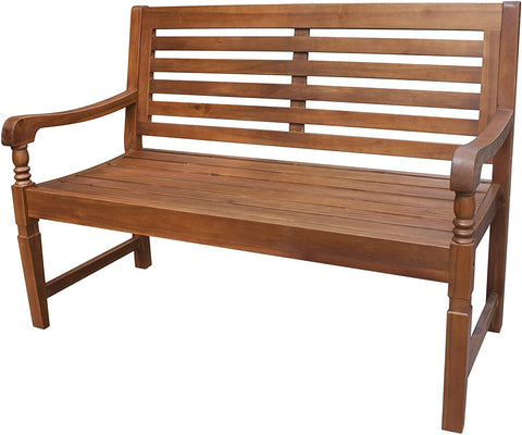 Oakestry BCH0350110010 Nantucket Garden Bench, Acacia, Natural