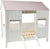 Oakestry Spring Cottage Bed, Full, White &amp; Pink