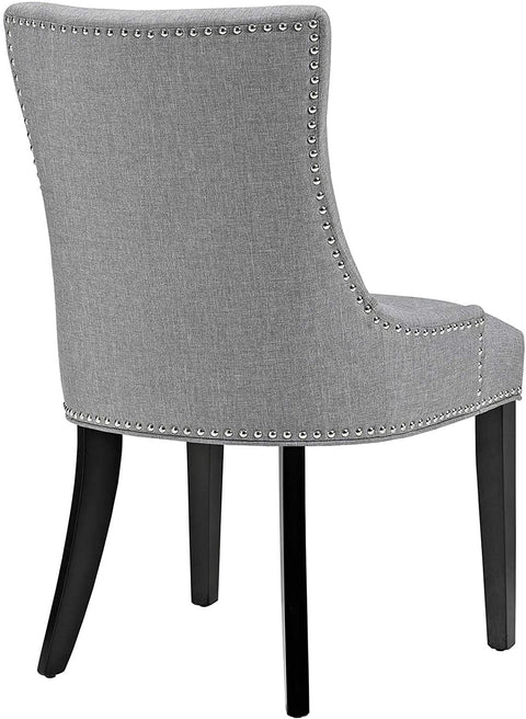 Oakestry Marquis Dining Chair Fabric Set of 4, Four, Light Gray