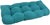 Oakestry U-Shaped Microsuede Tufted Settee/Bench Cushion, 42&#34; x 19&#34;, Aqua Blue
