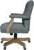 Oakestry Medium Grey BOSS Executive Mid Balck Linen Chair