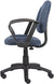 Oakestry Perfect Posture Delux Fabric Task Chair with Loop Arms in Blue