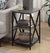 Oakestry Tucson 3 Tier End Table, Weathered Gray