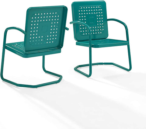 Oakestry Bates Patio Single Chair in Turquoise