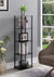 Oakestry Classic 5-Tier Tower, Black Glass