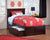 Oakestry Madison Platform 2 Urban Bed Drawers, Twin XL, Espresso